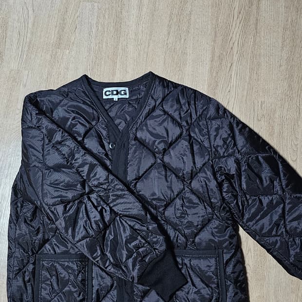 꼼데 CDG 알파인더스트리 라이너자켓 블랙 L사이즈