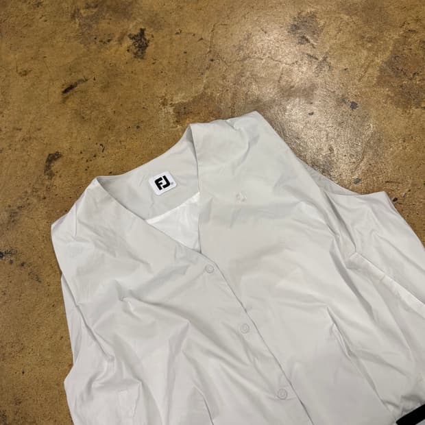 [정품/M] 풋조이 골프 베스트 경량 조끼 화이트 b12