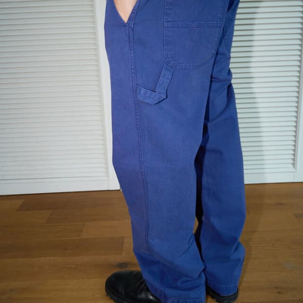 RYOO 블루 페인터 팬츠 XL