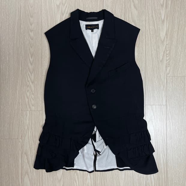 꼼데가르송 90s 프릴 베스트 AD1994