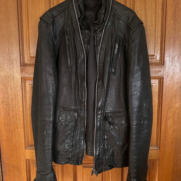 빈티지 레더 자켓