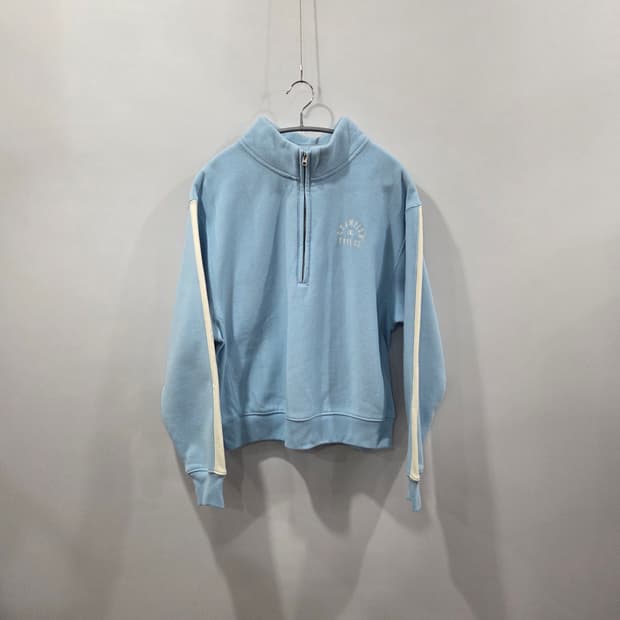 챔피온 블루택 풀오버 하프집업 기모 스웻셔츠 M