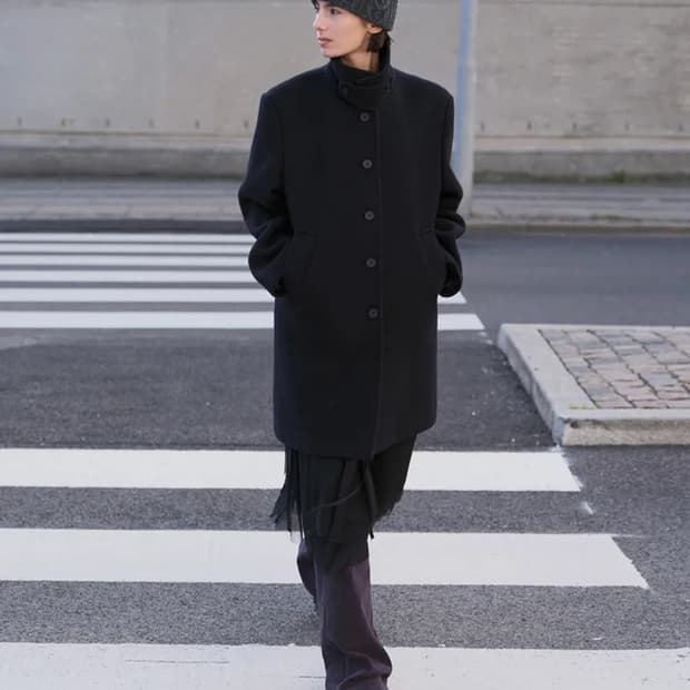 버뮬라 오버사이즈 싱글 코트