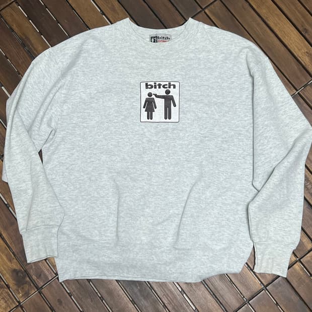 90s Bitch skateborad 비치 스케이트 스웻셔츠