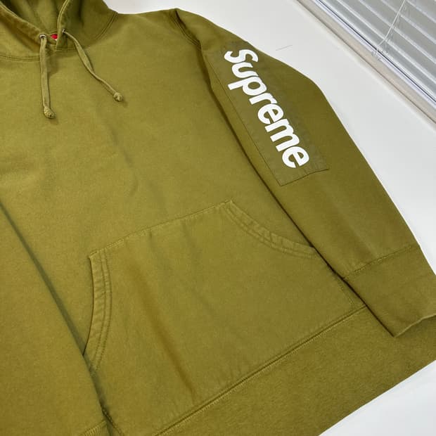 Supreme 슈프림 슬리브 패치 후드 M