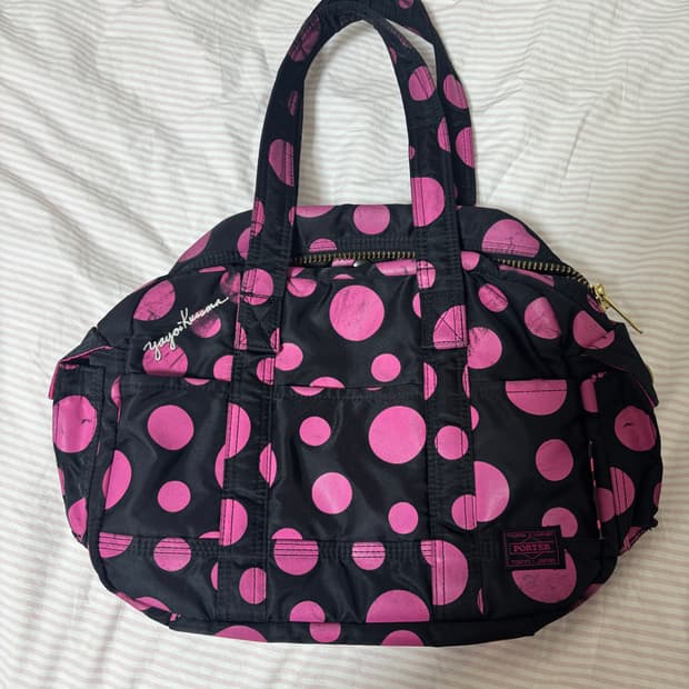 PORTER 포터 쿠사마야요이 엑스걸 콜라보 토트백