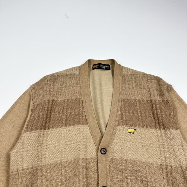 골든베어 재팬 베이지 니트 가디건 (M)