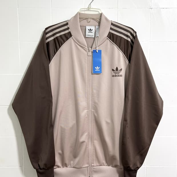 아디다스 sst 브라운 트랙탑 져지