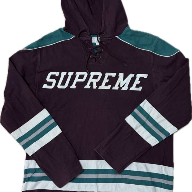 슈프림 하키 후드티 L