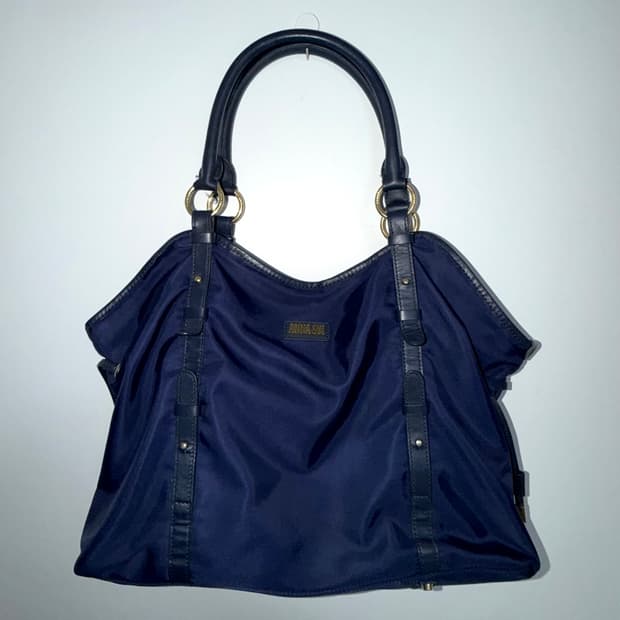 [Anna Sui] 안나수이 나일론 숄더백 (네이비