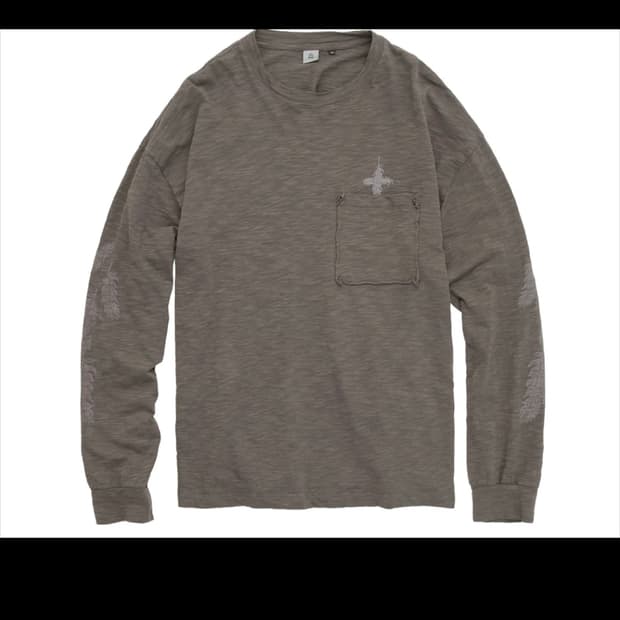 3) 폴리테루 페더 롱슬리브 브라운