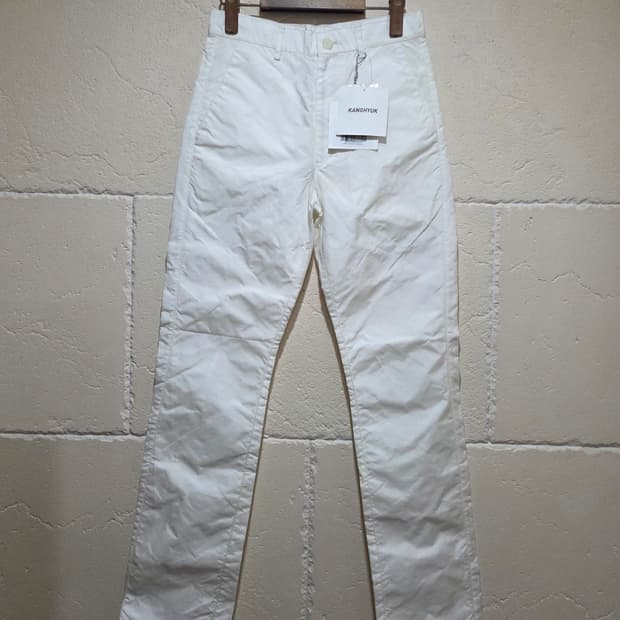 강혁 에어백 스트레이트 트라우저 S