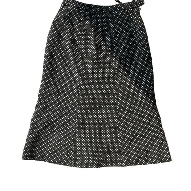 White Dot Skirt 화이트 도트 스커트