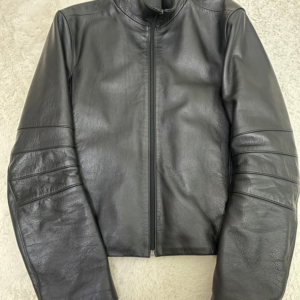 [1] 머듈 레더자켓 블랙 appendix leather jacket