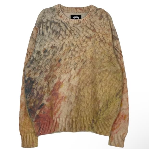 스투시 윙 니트