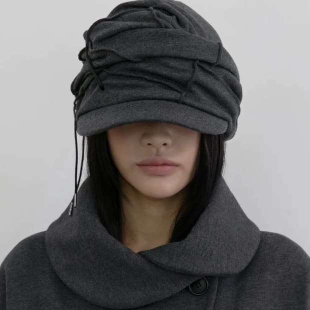 플레어업 soi draped cap charcoal 모자