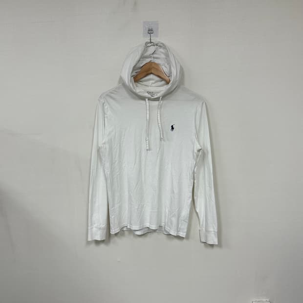 폴로 후드긴팔라운드티S