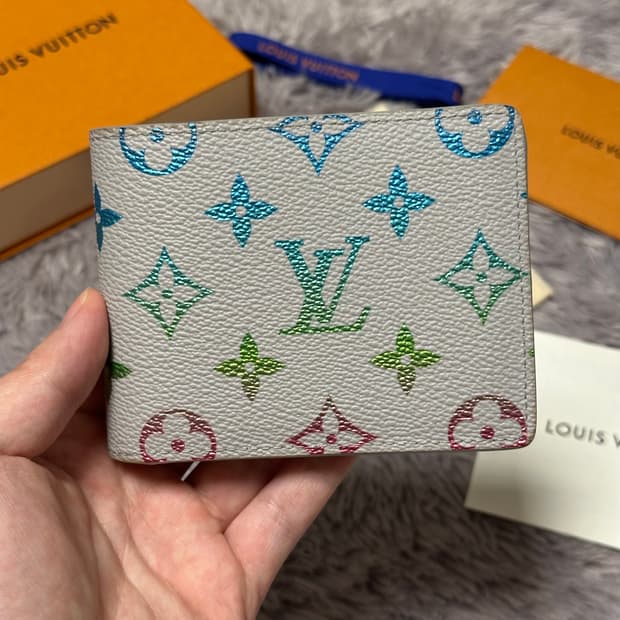 [풀구성] 루이비통 이클립스 멀티컬러 멀티플 월릿 반지갑