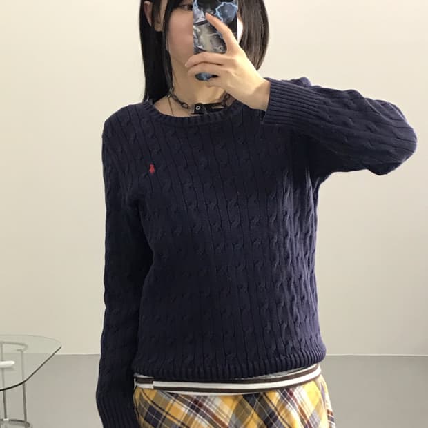 Polo By Ralph Lauren Navy Knit