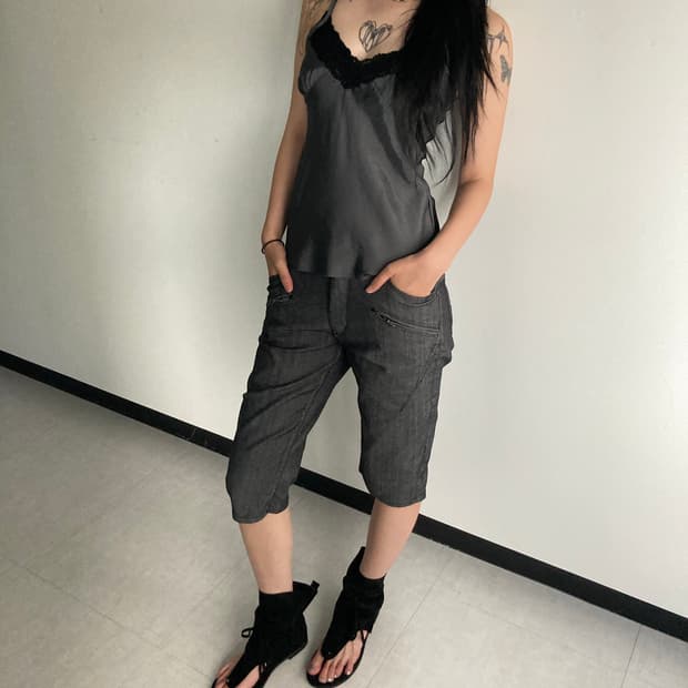 Mossimo zipper midi pt