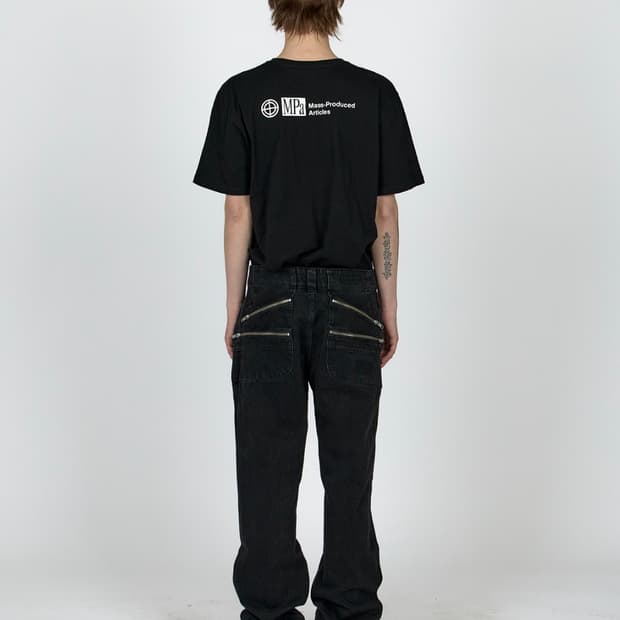 MPa SPLIT POCKET PANTS (BLACK)