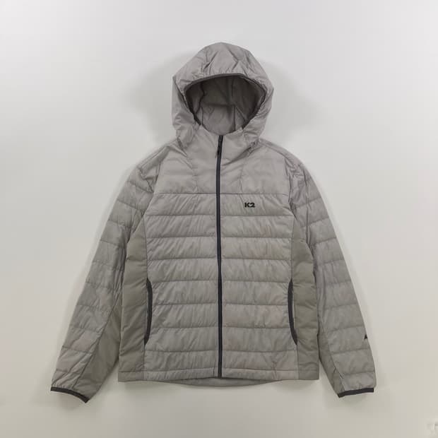 K2 경량 후드 구스다운 패딩