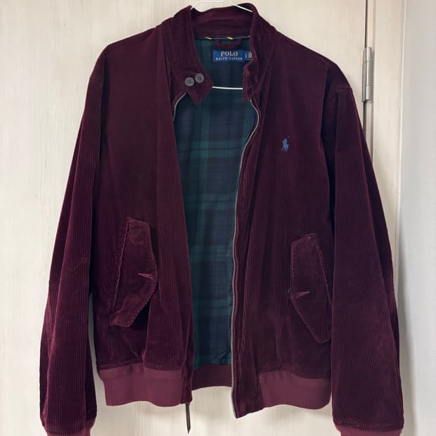 폴로랄프로렌 바라쿠다 코듀로이 자켓 버건디 L