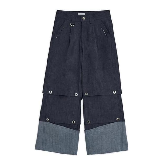 Hug your skin tucked denim pants