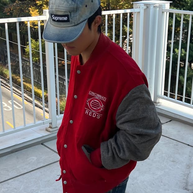 빈티지 바시티 자켓