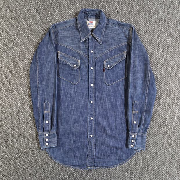 리바이스 롱혼 웨스턴 셔츠
