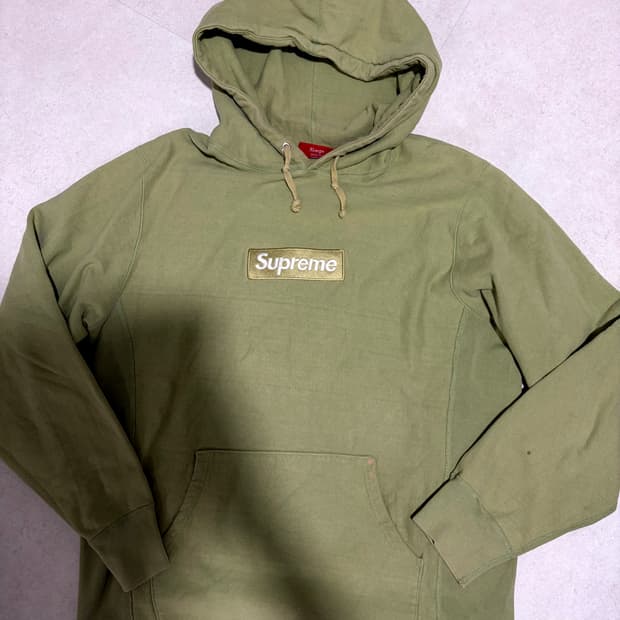 슈프림 박스로고 후드티 XL