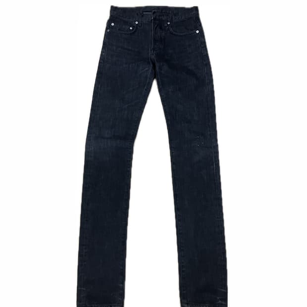 06AW Dior Homme Black Washed Denim