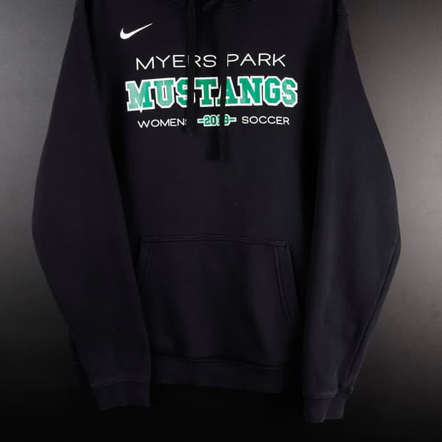 나이키 머스탱 블랙 후드티