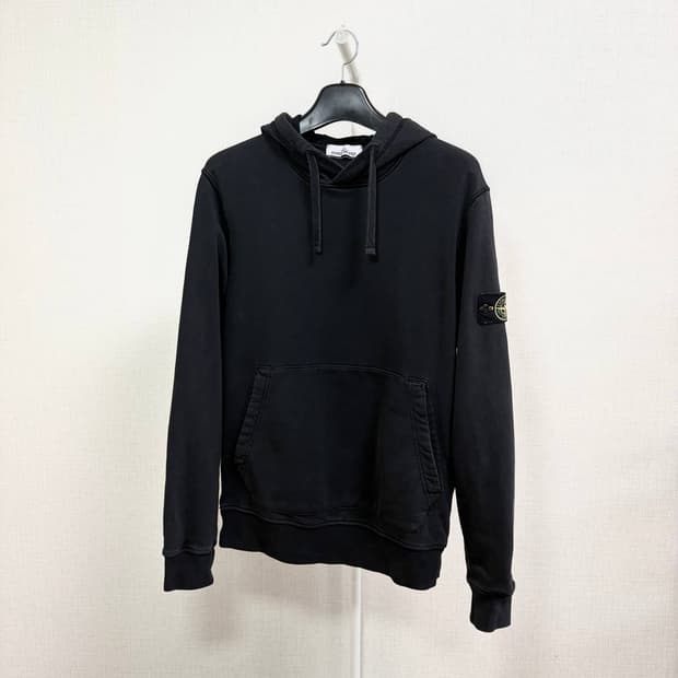 [2XL/정품] 스톤아일랜드 맨투맨 블랙