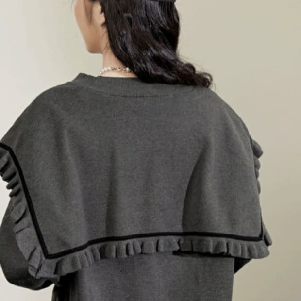 쿠오세 빅카라 니트 가디건 L