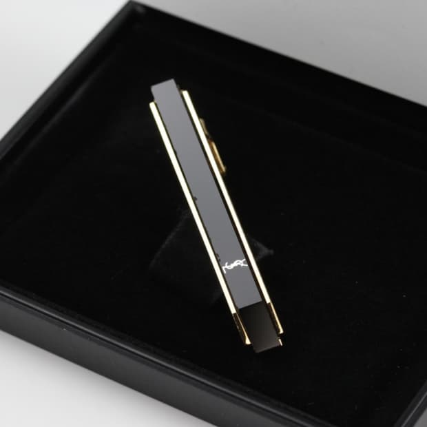 입생로랑 B+등급 5.1cm 남자 명품 넥타이핀 빈티지