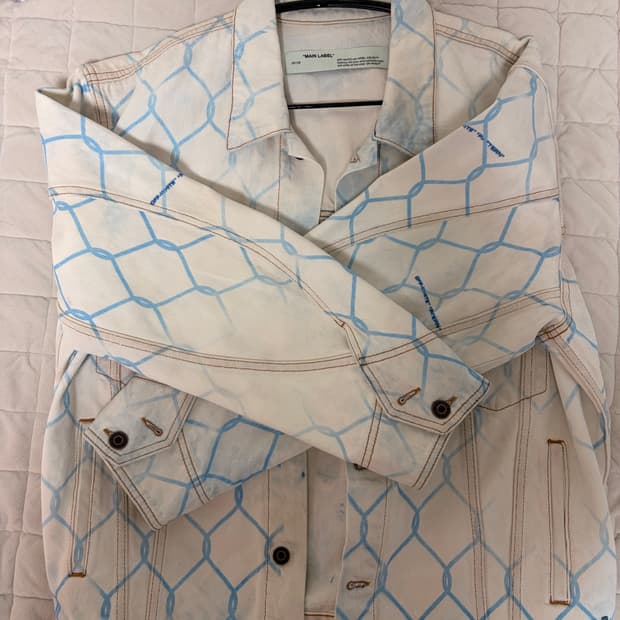 오프화이트 청자켓