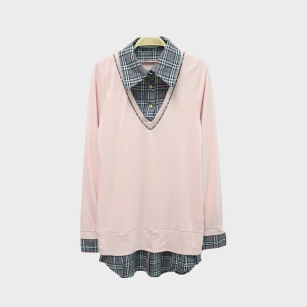 RAFFINE ANGE 셔츠 레이어드 티셔츠 61151