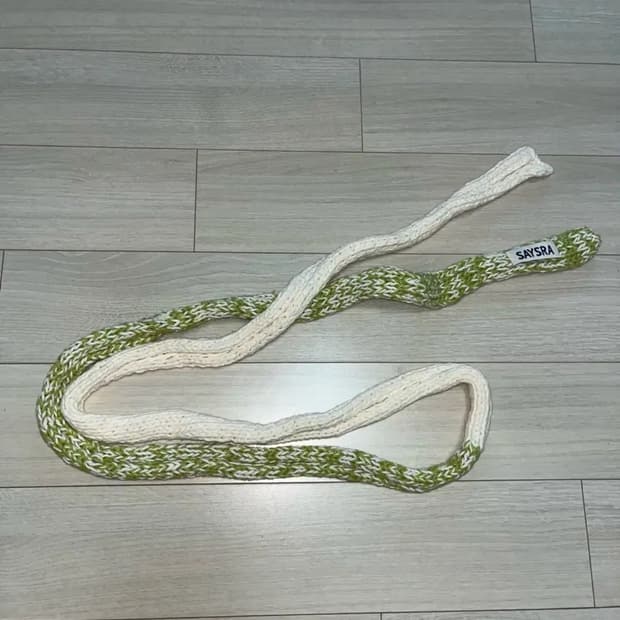 saysra 세이스라 믹스 롱 머플러 그린