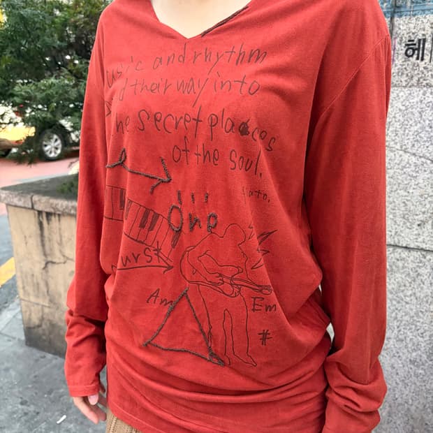 PPFM 락시크 슬리브 티셔츠