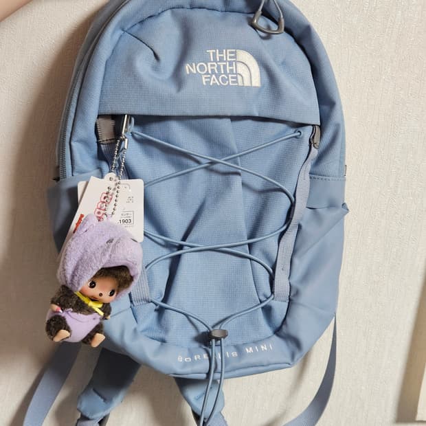 노스페이스 보레알리스 미니 백팩(몬치치 키링 포함)