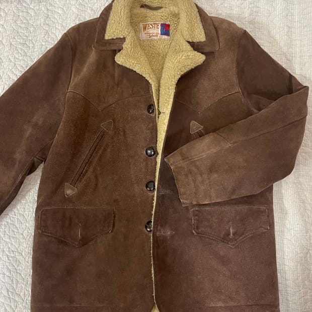 Schott NYC 웨스턴 양털 자켓 Large (100-105)