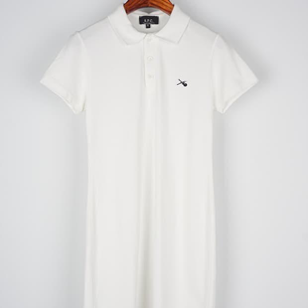 90's A.P.C violin embroidered pique opc