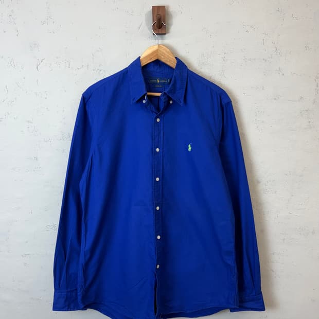 폴로랄프로렌 클래식핏 셔츠 블루