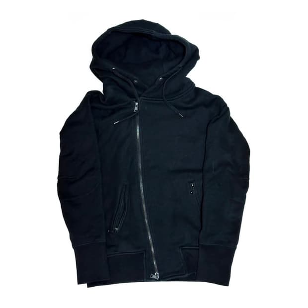 Yohji yamamoto s’yte asymmetrical zip-up