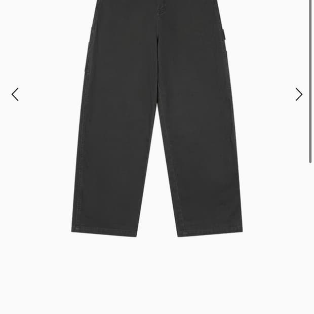 오헤시오 체크 포켓 카펜터 팬츠 차콜