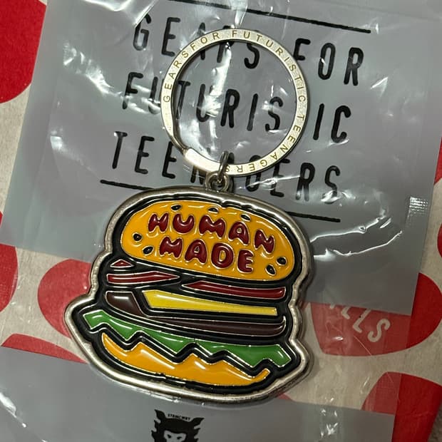 휴먼메이드 햄버거 키링