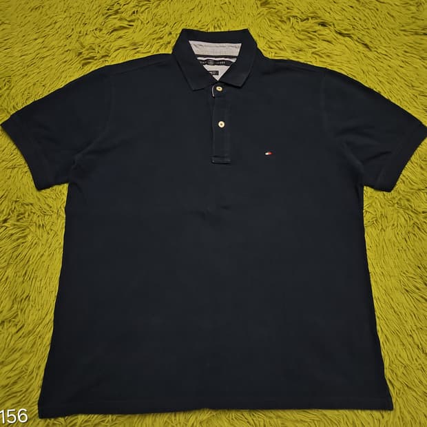 타미힐피거 커스텀핏 카라티 (네이비/L)