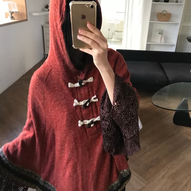 vintage hood cape