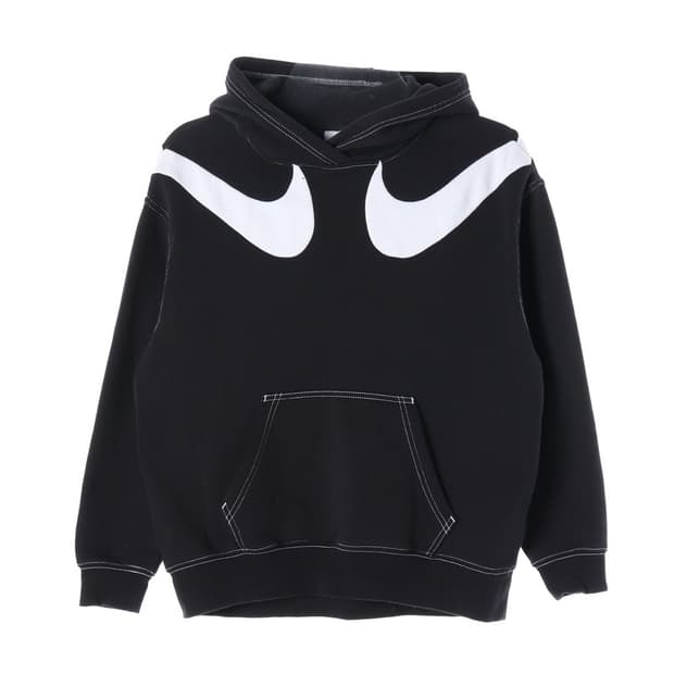 나이키 빅스우시 컨트라스트 스티치 기모 후드티 XS